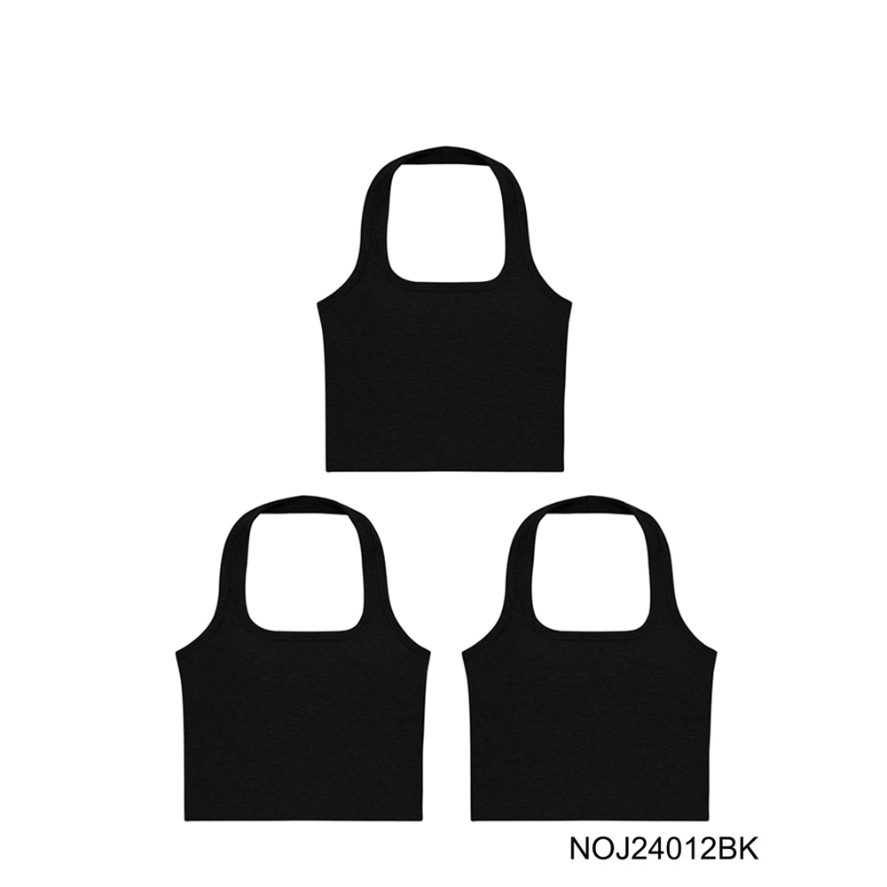 Sabina Bra Tops (Set 3 ชิ้น) [Online Exclusive] Loungewear เสื้อกล้าม รหัส NOJ24012BK - สีดำ