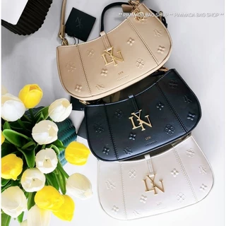 🌈พร้อมส่ง 𝐋𝐘𝐍 WENDY BRIGHTON SHOULDER BAG กระเป๋าทรงพอช-สะพายข้าง​ สาย​ 2 เส้น