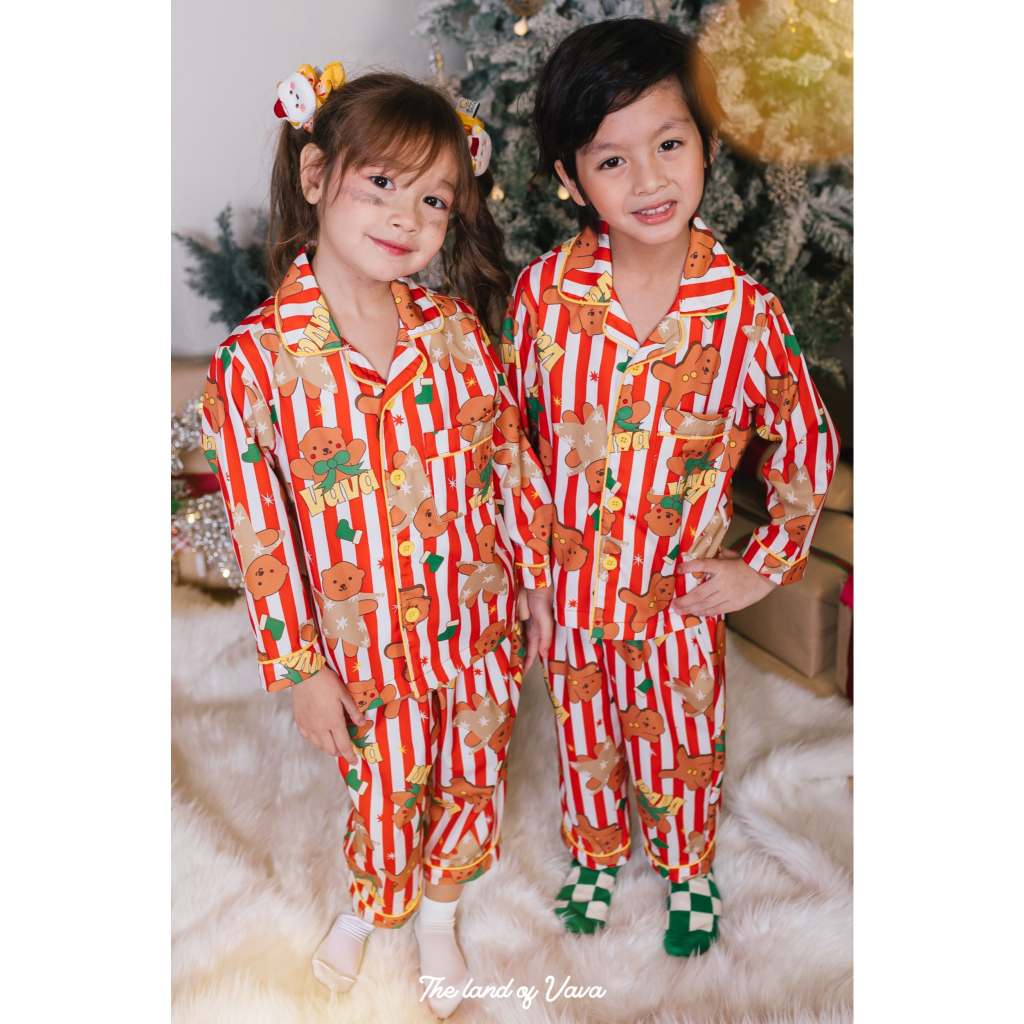 Thelandofvava LOOK21 VNXI2140 ชุดนอนเด็ก MINGLE ALL THE WAY ลิขสิทธิ์แท้จาก vava