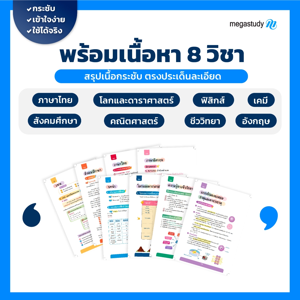 หนังสือสรุปเนื้อหา ม.ปลาย Success Short Note (ครบ 8 วิชา ม.4-6 การันตีเกรดพุ่ง) - รูปที่ 2