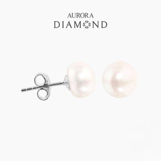 ต่างหูมุกเเท้ 5 mm. Bright Pearl Collection รุ่น 2 DEPL004