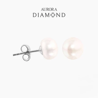 ต่างหูมุกเเท้ 5 mm. Bright Pearl Collection รุ่น 2 DEPL004