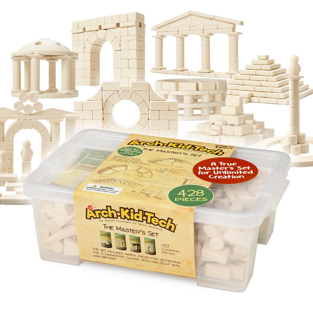 TaksaToys Arch•Kid•Tech The Master’s Set 428 ชิ้น ตัวต่อสถาปัตยกรรม เสริมทักษะ STEAM / STEM