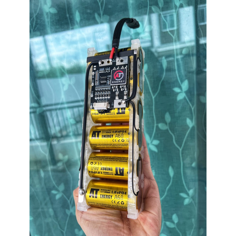 แบตเตอรี่ลิเทียมฟอตเฟต 32140 6S 19.8V 15,000mAh BMS GHY 20A balance passive 52mA