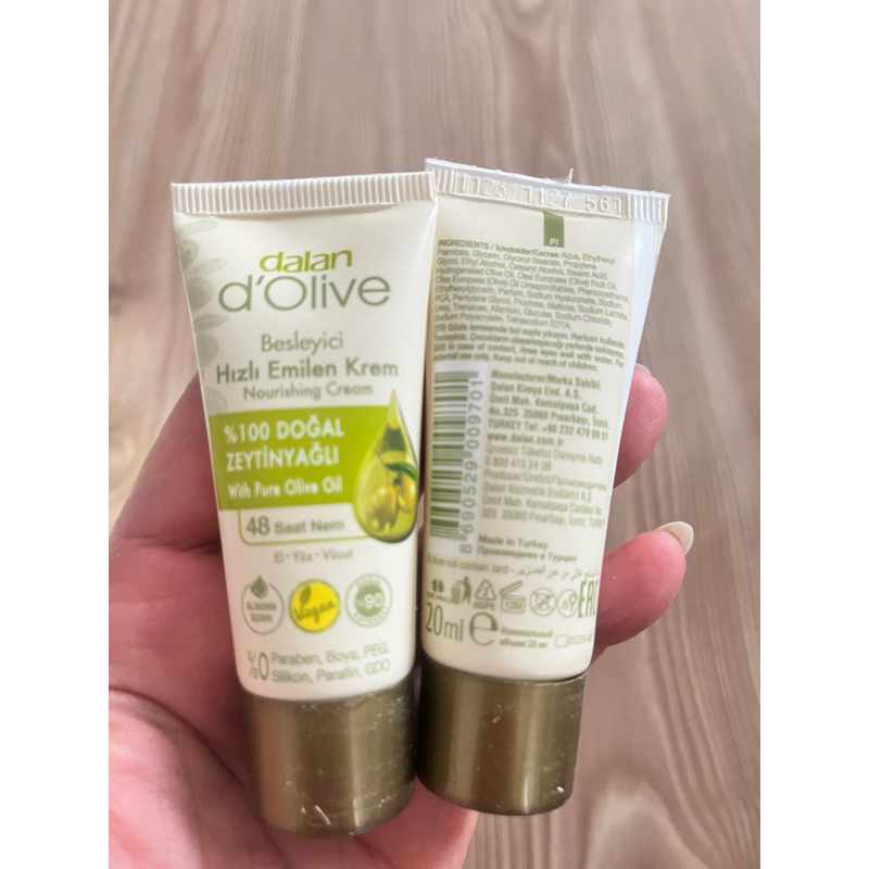 ครีมมะกอกตุรกี ขนาดพกพา 20ml  แบรนด์ dalanจากตุรกี