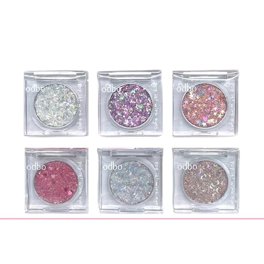 Odbo Pop Wink Eyes 1.8g โอดีบีโอ ป๊อป วิ้ง อายส์ อายแชโดว์ OD2020 (1 ตลับ)