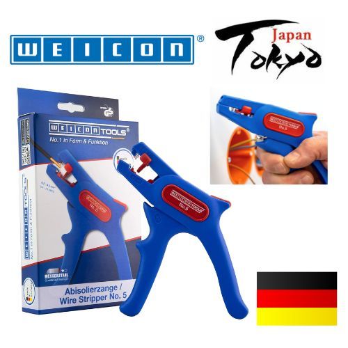 เครื่องปอกสายไฟ WEICON Wire Stripper No. 5 ปรับได้ 0.2-6.0mm2 เยอรมัน made in Germany