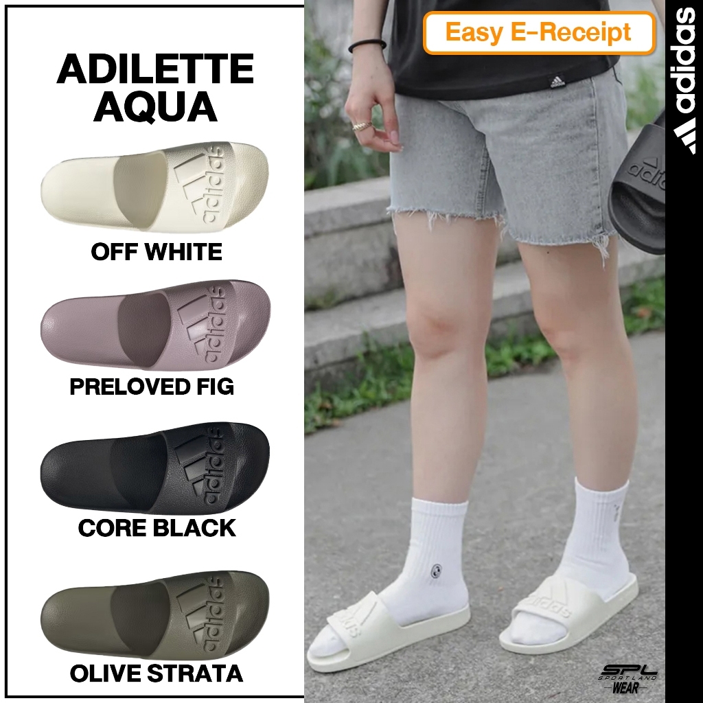 Adidas Collection อาดิดาส รองเท้าแตะ รองเท้าแฟชั่น Adilette Aqua IF7370 / IF7371 / IF7372 / IF6067 (800)