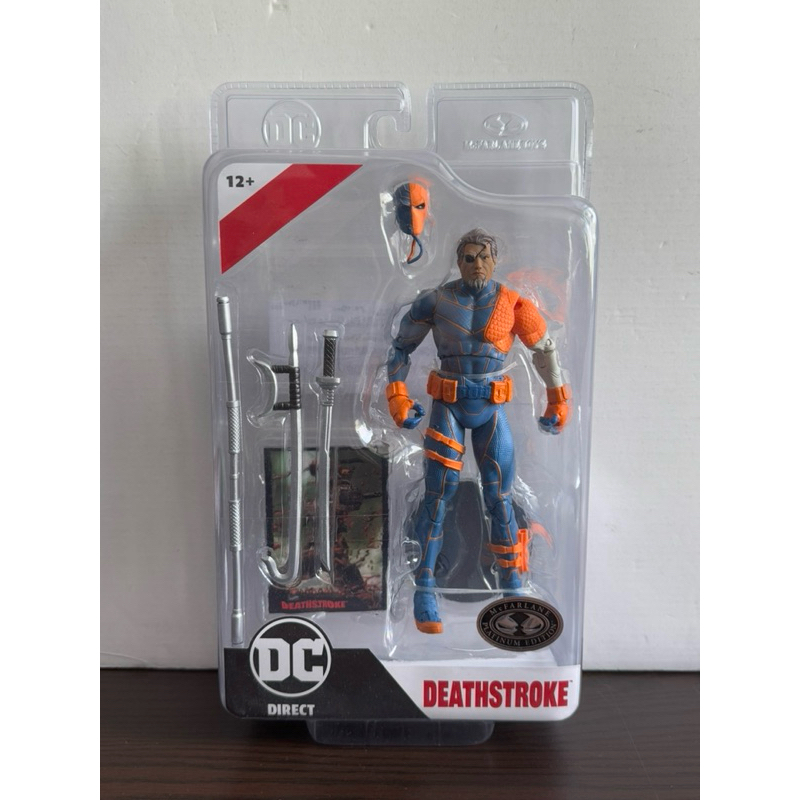 McFarlane Toys + DC Direct DC Multiverse Deathstroke Comics Page Punchers Rebirth Platinum Edition