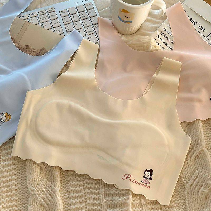 [Y D]🔥พร้อมส่ง🔥เสื้อซับในเด็กผู้หญิง แบบสวม ฟองน้ำเย็บติด สำหรับเด็กนักเรียน เด็กวัยรุ่น #4510 - รูปที่ 4