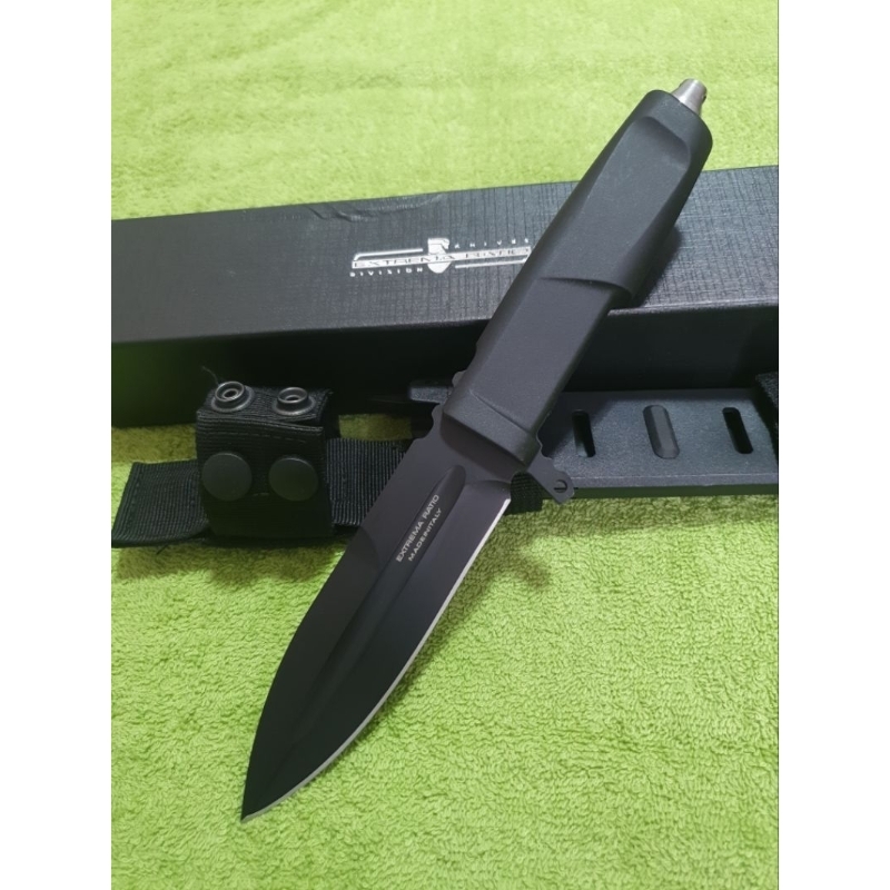 มีดพกมีดเดินป่า CONTACTC รุ่น C0156R สีดำมีดพกสวยๆคมๆ มีดปลายแหลม