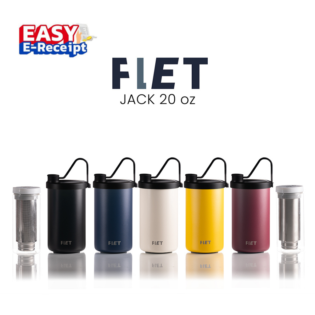 [E-Receipt] FLET Tumbler JACK 20 oz - แก้วเก็บความเย็น พร้อมแท่งน้ำแข็งแสตนเลส