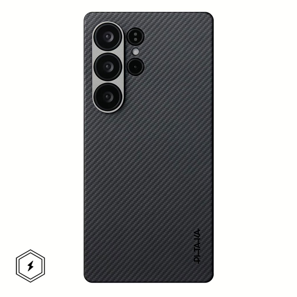 Pitaka Ultra-Slim Case เคส Samsung Galaxy S25 Series - Black/Grey Twill