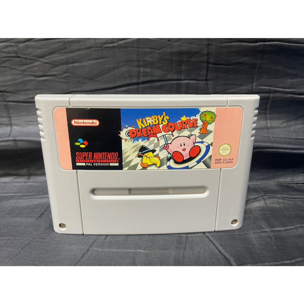ตลับเกมส์  Super Nintendo Game : Kirby's Dream Course : SNES Pal Version Game