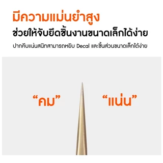 แหนบคีบโมเดล MJL : M-1719A และ M-1719B แหนบสแตนเลสความแม่นยำสูง