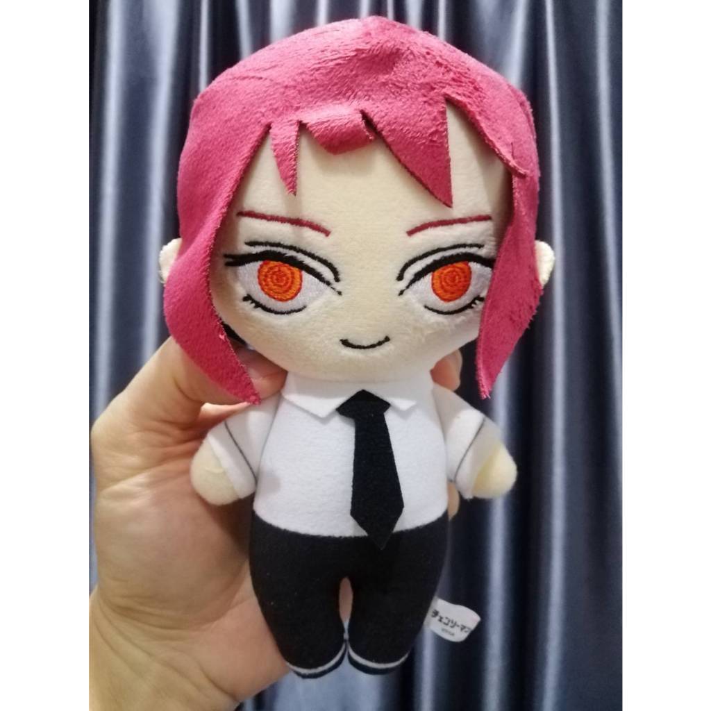 ตุ๊กตาอนิเมะ มากิมะ-มนุษย์เลื่อยยนต์ หรือ เชนซอว์แมน Sega Nesoberi Chainsaw Man Plush Makima ขนาด 8 
