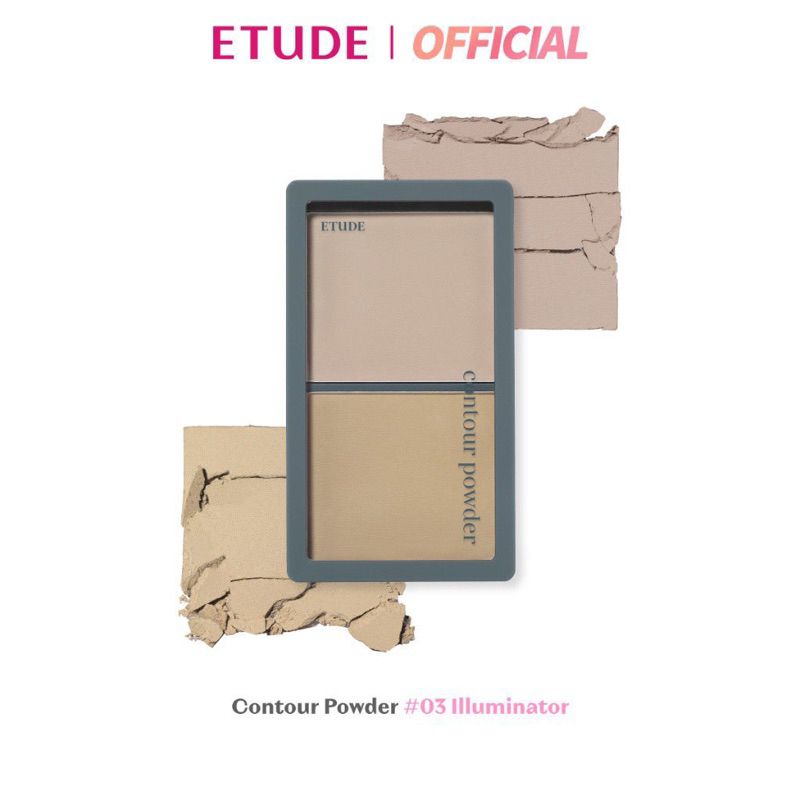 ทักแชทขึ้นไลฟ์30%เหลือ196 ส่งต่อของใหม่ คอนทัวร์ Etude House Contour Powder ปริมาณ 5g เบอร์03 Illumi