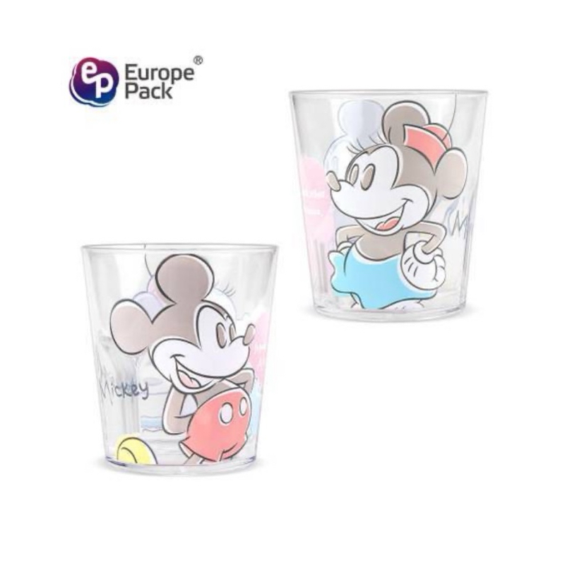 แก้วน้ำพลาสติก #Mickey Mouse มีลายสองด้าน