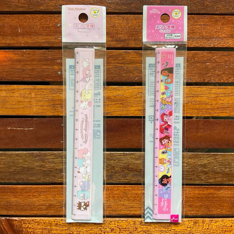 ไม้บรรทัด sanrio disney princess 17㎝