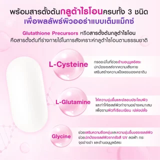 [สูตรผิวออร่า] Bomi R-Gluta X 30 Tablets โบมิ อาร์-กลูต้า เอ็กซ์ วิตามินผิวเข้มข้น แลดูผิวขาวสว่างใส ดุจเปิดไฟให้ผิว