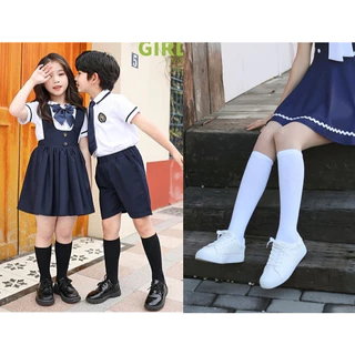 ถุงเท้ายาวเด็ก -เด็กโต- ผู้ใหญ่ สไตล์sport ขนาด 28-50 cm.