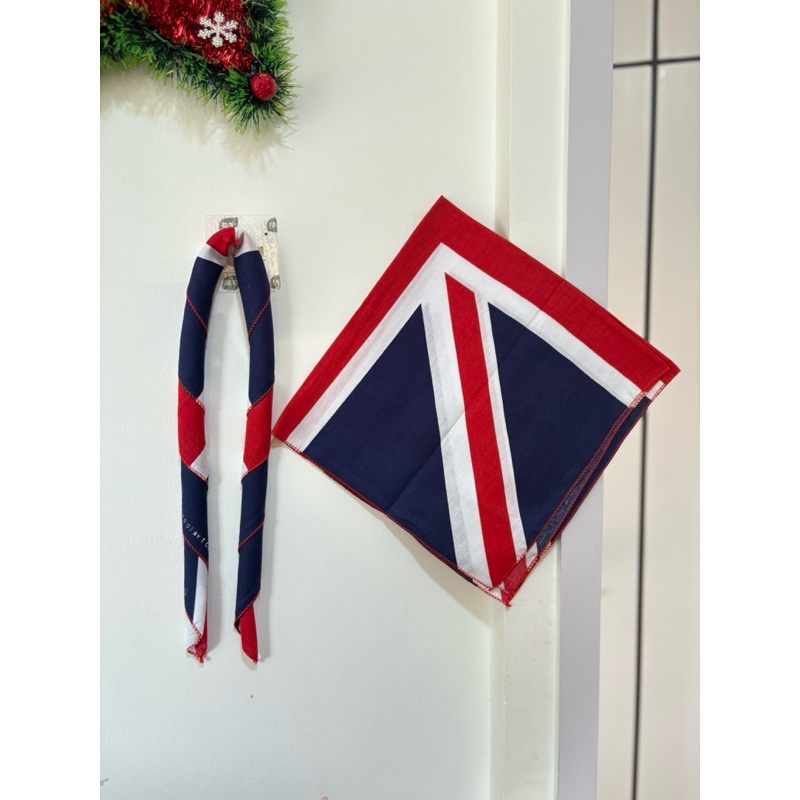 ผ้าเช็ดหน้าวินเทจ ซับเหงื่อได้ดี โผกหัว ผูกคอ ผ้าคอนตอล100% - รูปที่ 2