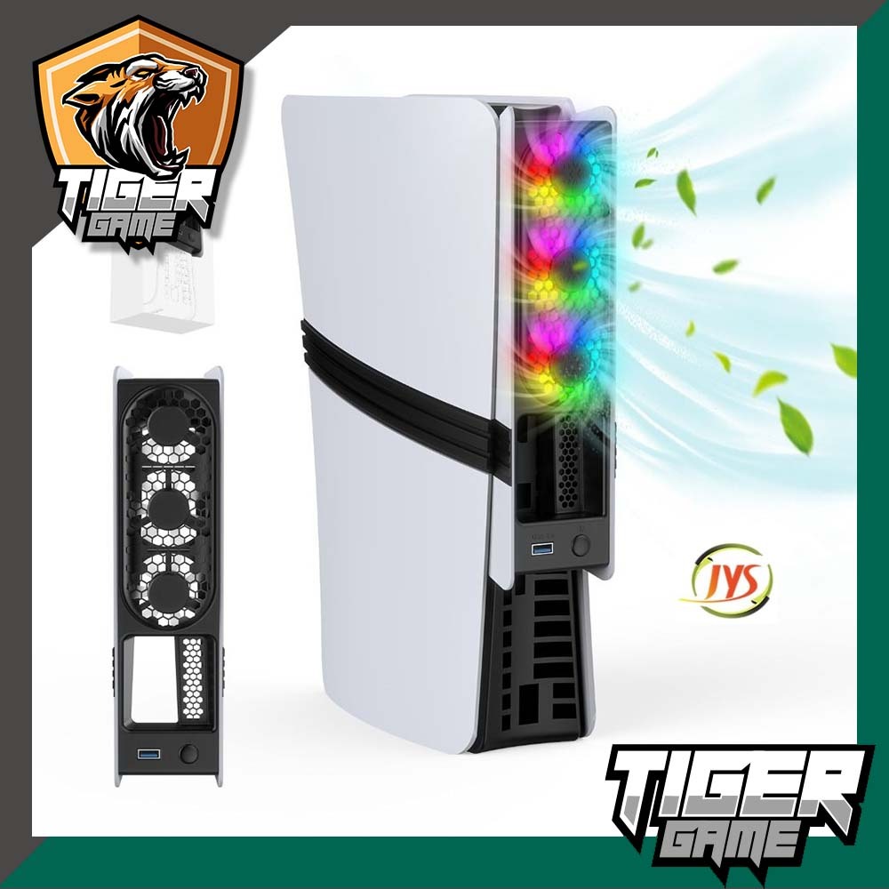 พัดลม PS5 Slim / PS5 Pro (Cooling Fan PS5 Pro / Slim)(พัดลมมีไฟ RGB LED)(พัดลม Ps5 Pro)(JYS-P5228)