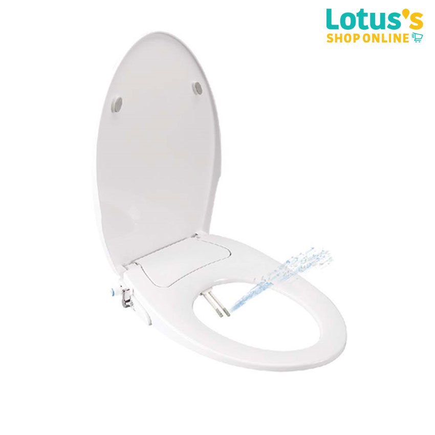 อเมริกัน สแตนดาร์ด ฝารองนั่ง แบบไม่ใช้ไฟฟ้า สีขาว รุ่น EB-FB109SW AMERICAN STANDARD SLIM SMART WASHE