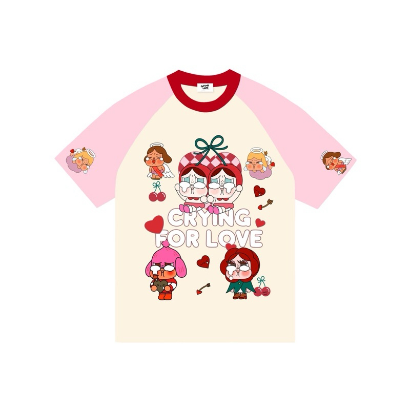 เสื้อยืดOversize(QottonLand)Crying love