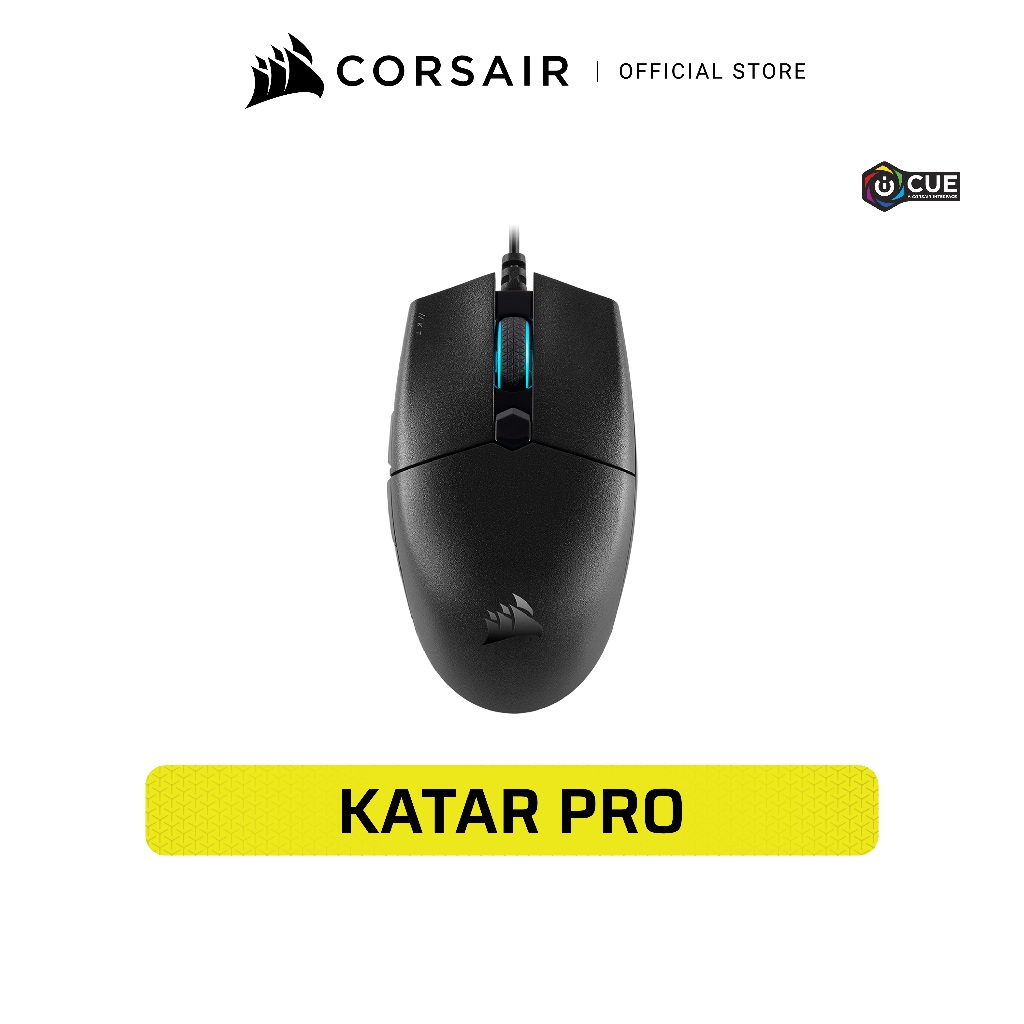 CORSAIR KATAR PRO - เมาส์เกมมิ่งมีสาย น้ำหนักเบา