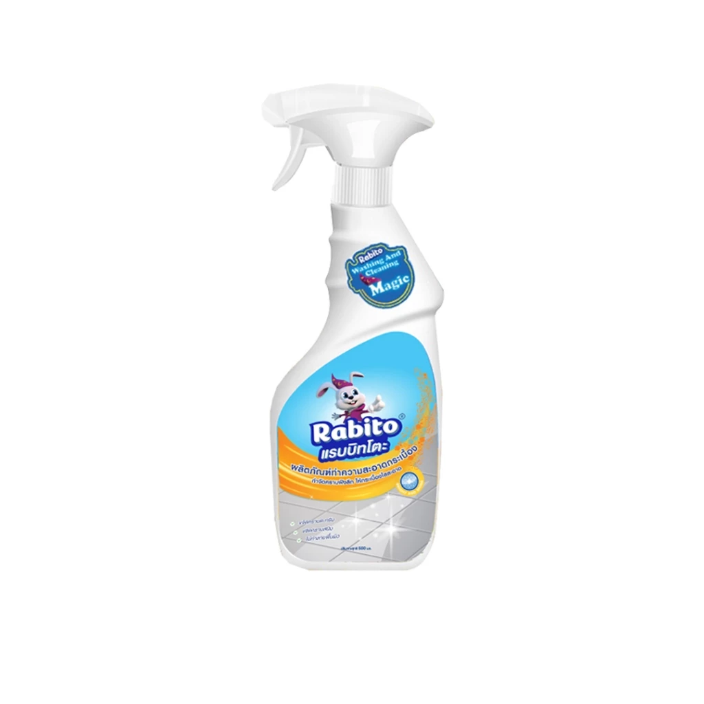 Rabito น้ำยาล้างห้องน้ำ น้ำยาขัดกระเบื้อง น้ำยาขจัดคราบห้องน้ำ ล้างห้องน้ำ ของใช้ในบ้าน 500มล. C1 thumbnail 3