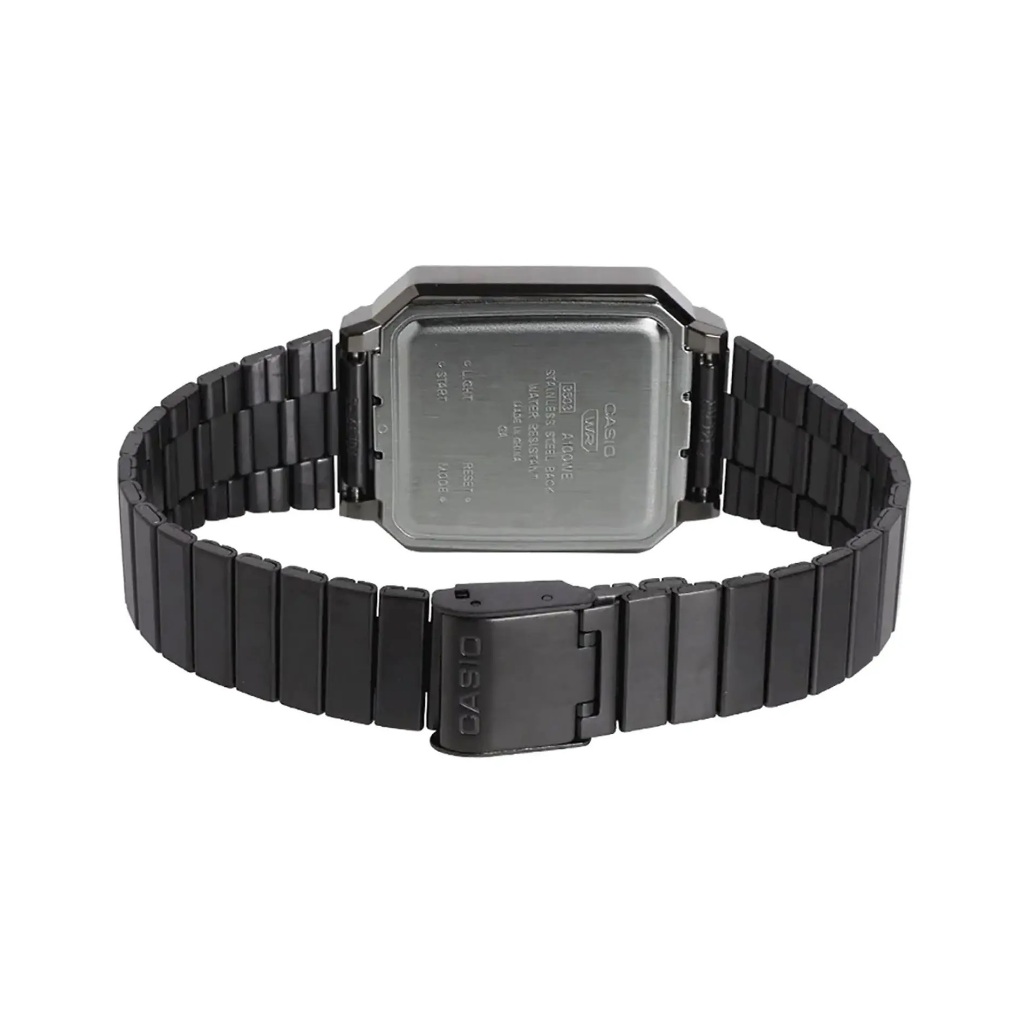 Casio นาฬิกาข้อมือ Unisex  A100WEGG-1ADF vintage watch Quartz