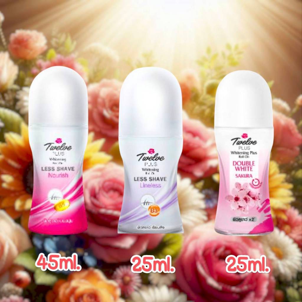 โรลออน ทเวลฟ์พลัส 25/45 มล. Twelve Plus Roll On