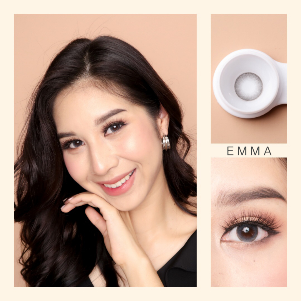 พร้อมส่ง คอนแทคเลนส์ Dreamcolor1 รุ่น Mini Emma คอนแทคเลนส์สายตาสั้น ลุคธรรมชาติ ขนาดมินิพอดีตา 14.0 - รูปที่ 5