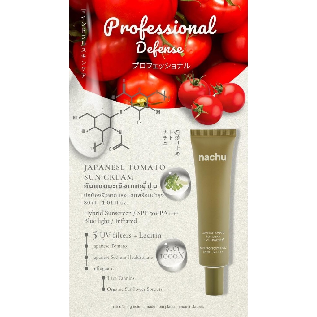 nachu กันแดดมะเขือเทศญี่ปุ่น - รูปที่ 3