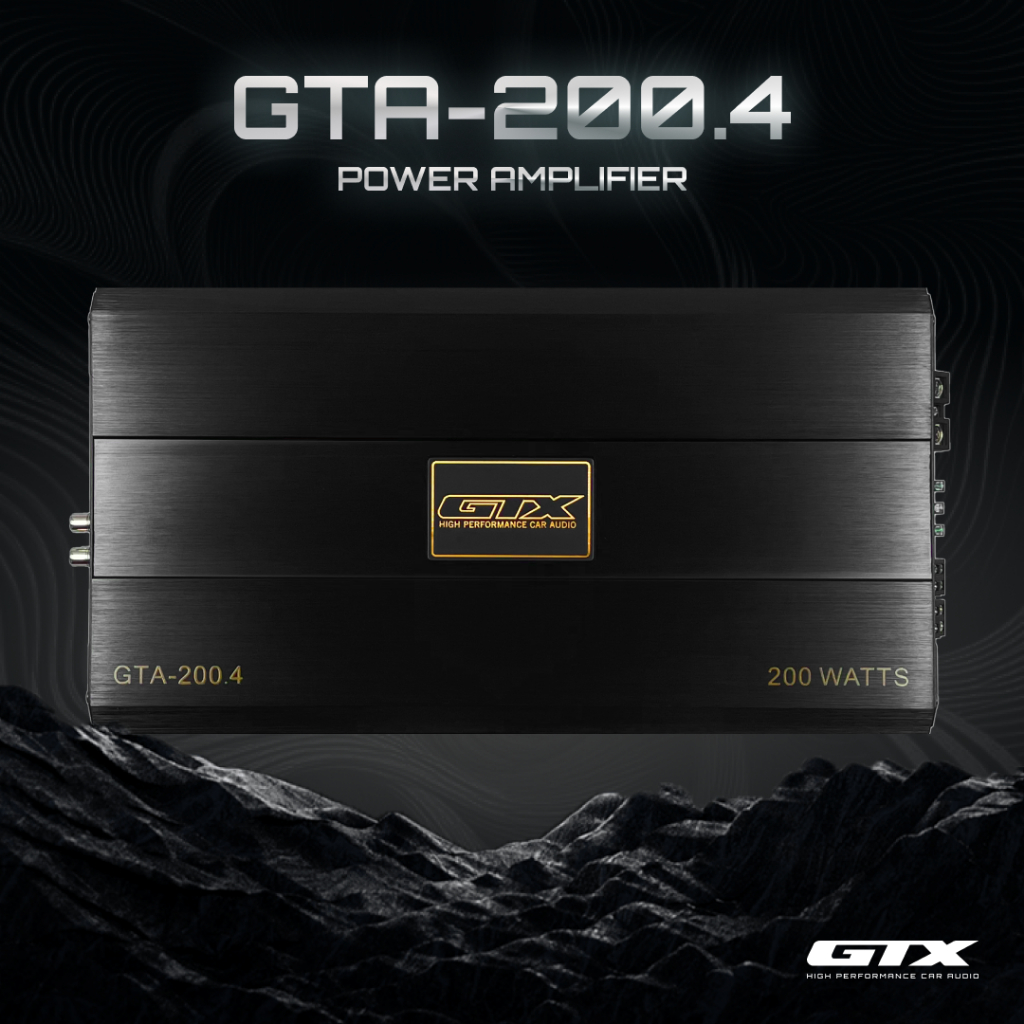 (4 Channel Power Amplifier) GTX GTA-200.4 200 Watts