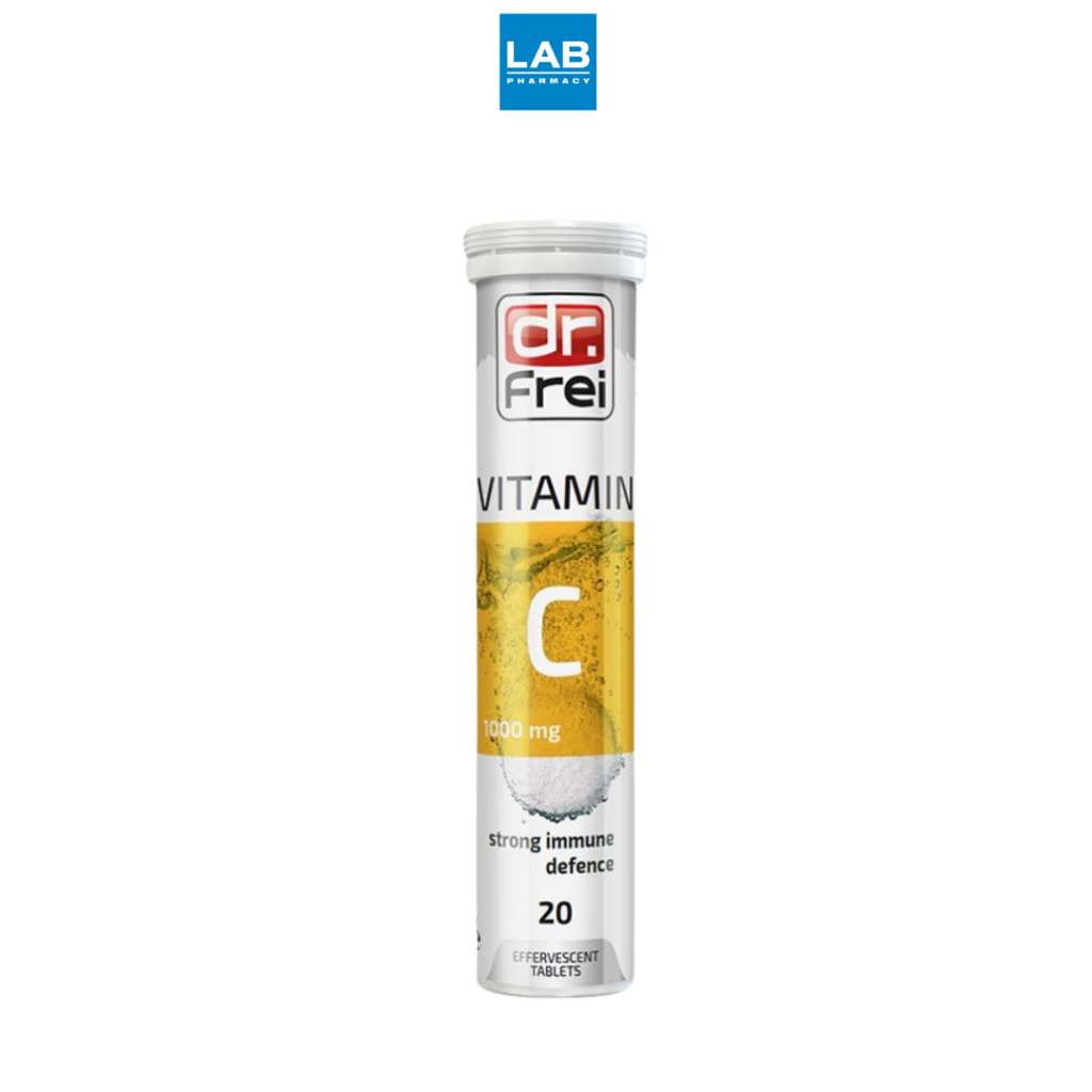 Dr.Frei Vitamin C 1000 mg 20 tab ดร.ฟราย วิตามินซี 1000 มิลลิกรัม 20 เม็ด