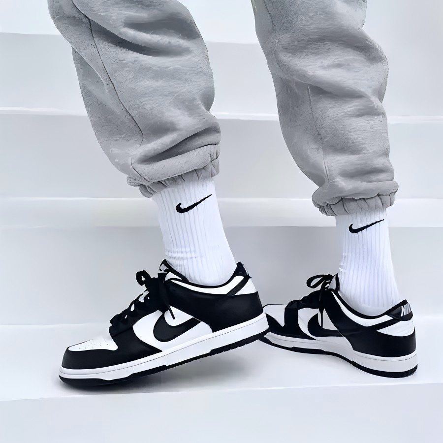 💥ของแท้100% SmokeGrey/BlackToe/Panda/Force1'07 สามารถสวมใส่ได้ทั้งชายและหญิง รองเท้าผ้าใบ