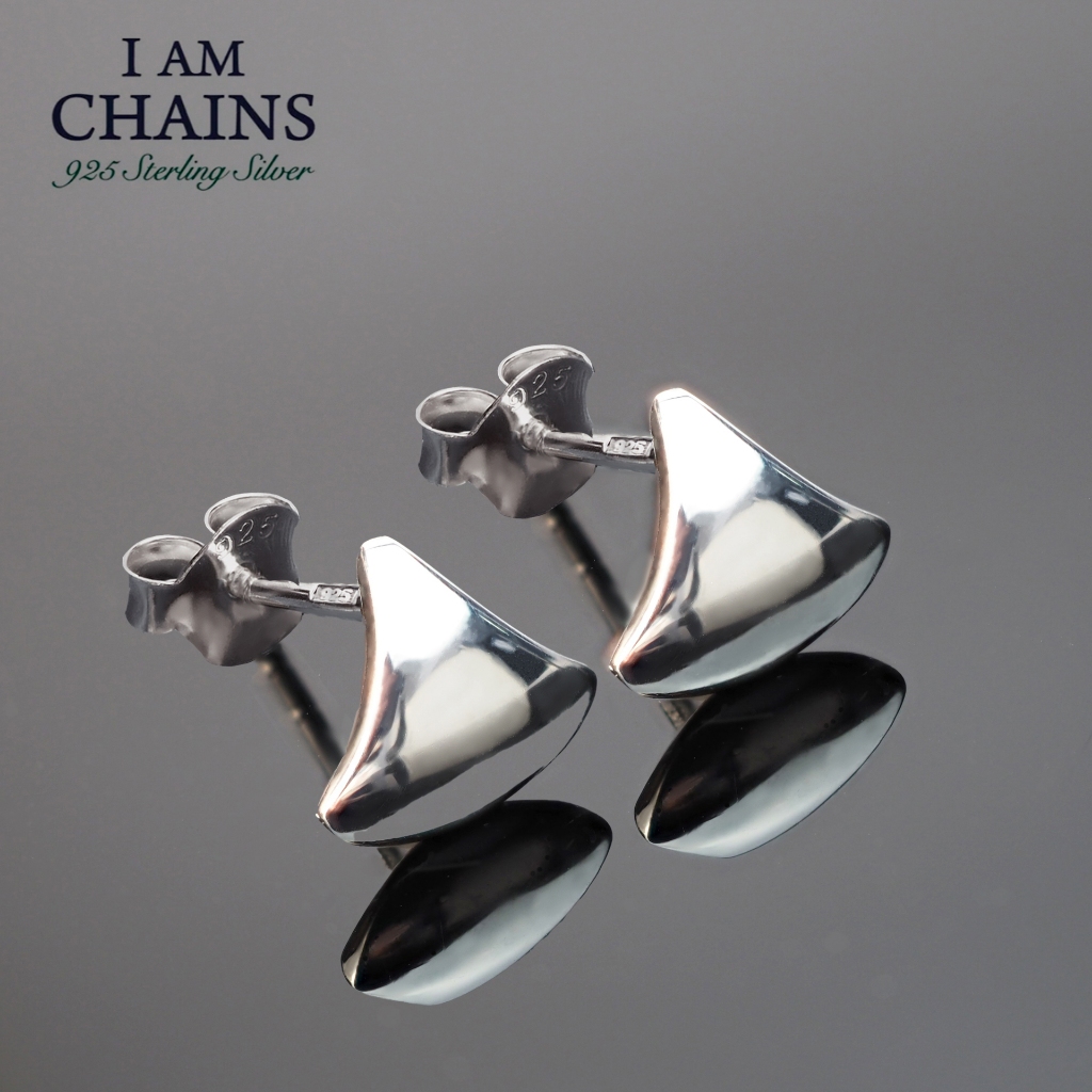 ต่างหูเงินแท้ สไตล์มินิมอล ลาย หัวใจ, ดาว, โอบอุ้ม และโอบกอด วัสดุเงินแท้ 925 ไม่แพ้ไม่คัน ใส่ติดหูได้ทุกวัน - รูปที่ 2