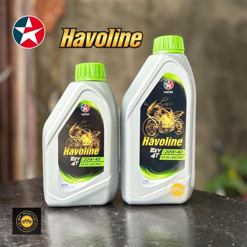 น้ำมันเครื่อง Havoline ฮาโวลีน 20W-40 (ขนาด0.8ml/1L.)