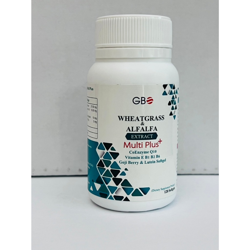 #Wheatgrass & alfalfa plus ผักเม็ด 120 เม็ด (สั่ง 2 กป.แถมดีท็อกซ์ มายไฟเบอร์ 1 ซอง )