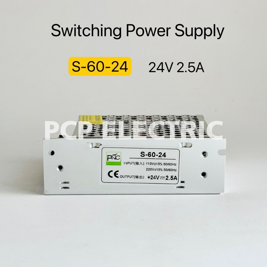 S-60-24 Switching Power supply 24V 2.5A 60W สินค้าพร้อมส่งในไทย
