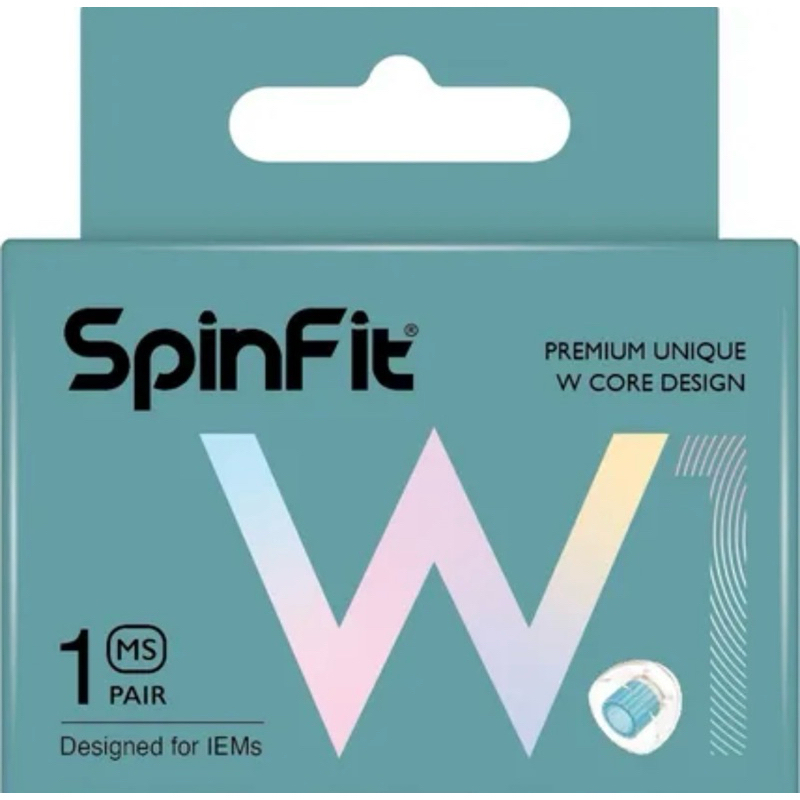 Spinfit W1 ไซส์ MS จุกหูฟังซิลิโคน สำหรับหูฟัง IEM 1คู่