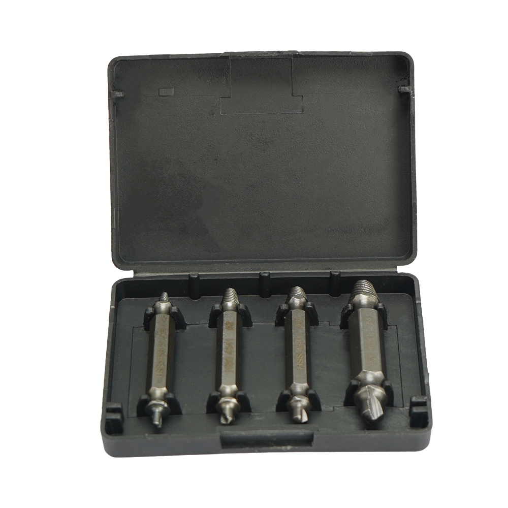 SKY Tools ชุดถอนสกรูเกลียวซ้าย 4ตัวชุด ชุดเครื่องมือถอนหัวน็อต สกรู ตะปู ชำรุดฝังแน่นให้ถอนออก เหล็ก - รูปที่ 2