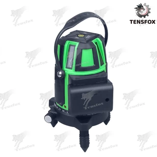 Tensfox เลเซอร์ระดับ ระดับเลเซอร์ เลเซอร์วัดระดับ ระดับน้ำเลเซอร์ 5 เส้น 360 องศา ใช้วัดรอบทิศทาง อุปกรณ์ครบ