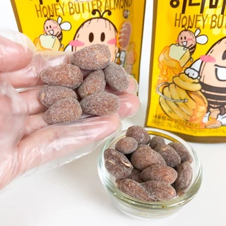 อัลมอนด์เกาหลี HBAF ALMOND 40g รสฮันนี่บัตเตอร์ คุกกี้แอนด์ครีม ขนมเกาหลี 아몬드 อัลมอนด์อบสไตล์