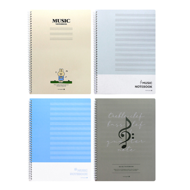 สมุดเขียนโน๊ตดนตรี ขนาด A4 Morning Glory 4000 IV Music Notebook
