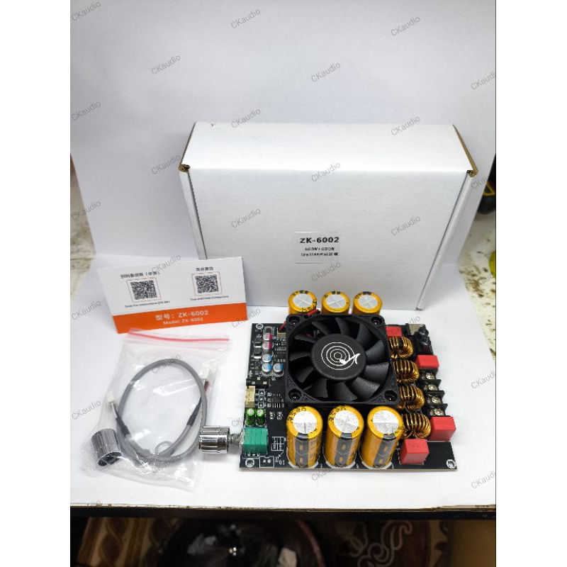 6002โม ซับแยก zk6002แท้ โมLเบสลึกนุ่ม เปลี่ยนCเกรดออดิโอ กำลังขับ 600w*600 ใช้ไฟ 24-50v