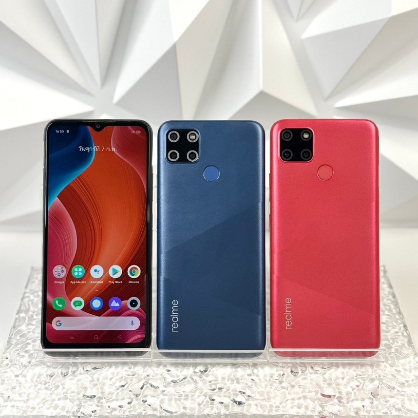 Realme c12 โทรศัพท์มือถือ มือสองพร้อมใช้งาน(ฟรีชุดชาร์จ)