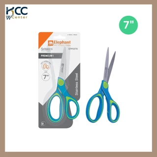 กรรไกร กรรไกรสแตนเลส ตราช้าง ด้ามจับนุ่ม Soft Rubber Grip Premium I OFP 6,7,8,9 นิ้ว (จำนวน 1 เล่ม)